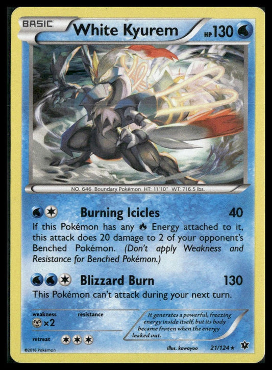 White Kyurem #21/124 XY - Fates Collide MP