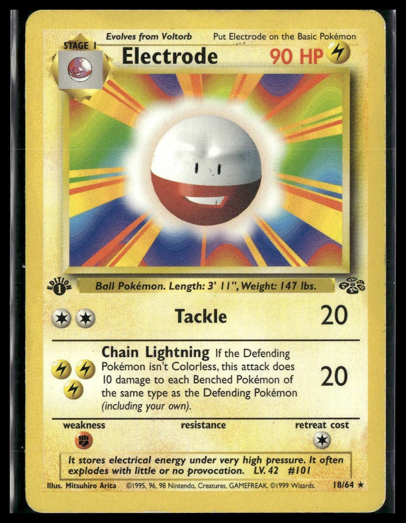 Electrode #18/64 1st Edition Jungle HP