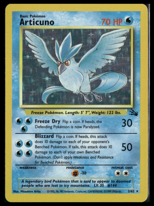 Articuno #02/62 Fossil LP