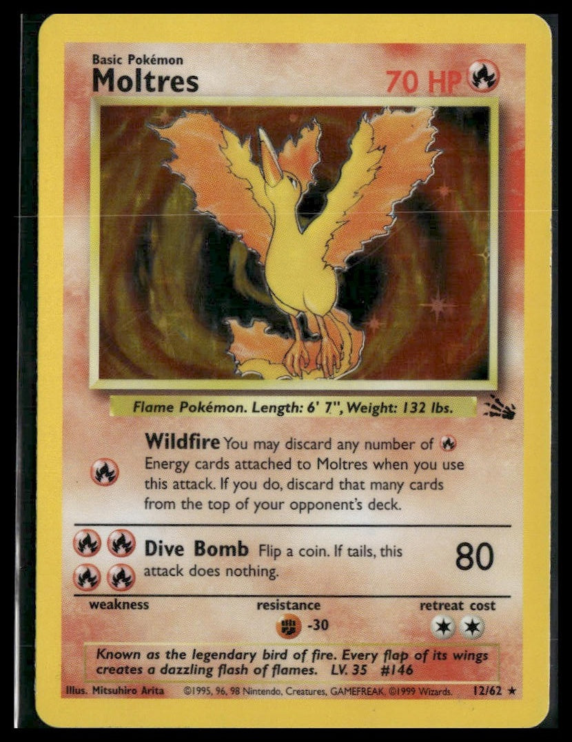 Moltres #12/62 Fossil LP