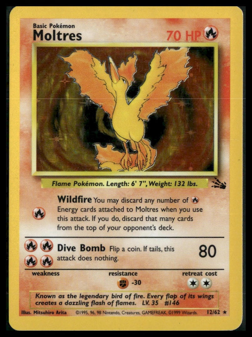 Moltres #12/62 Fossil LP