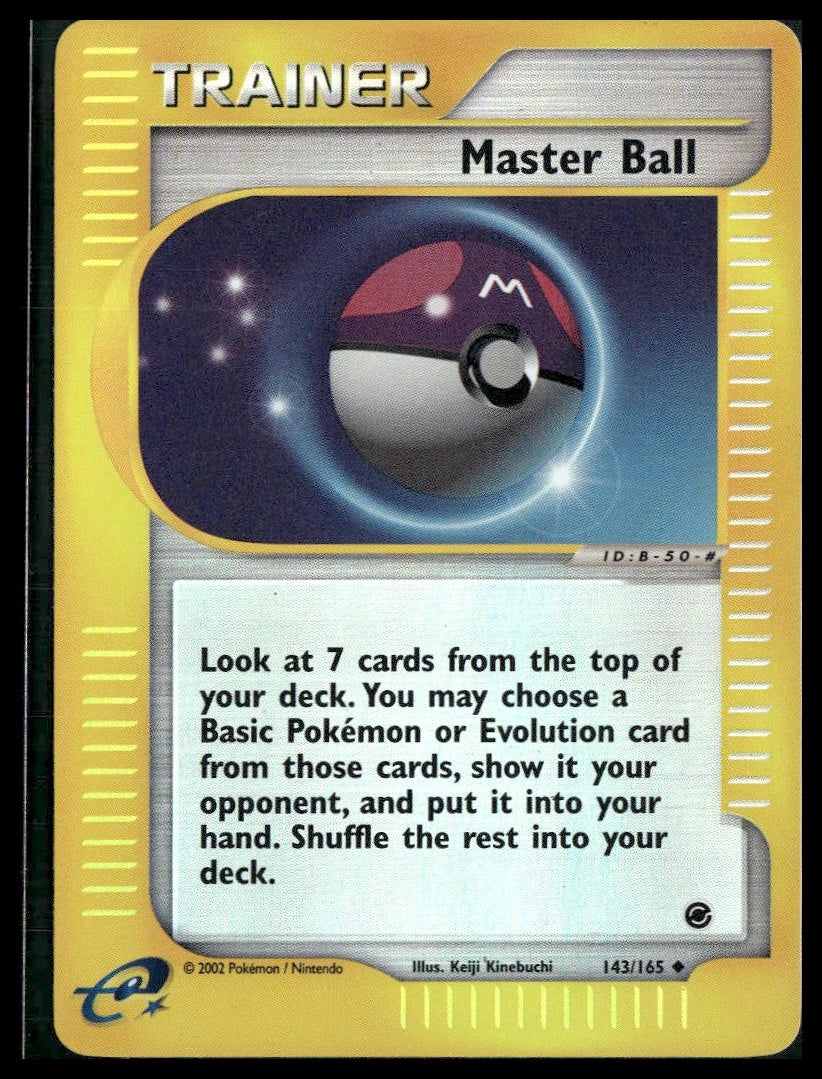Master Ball #143/165 Reverse Holo Expedition LP