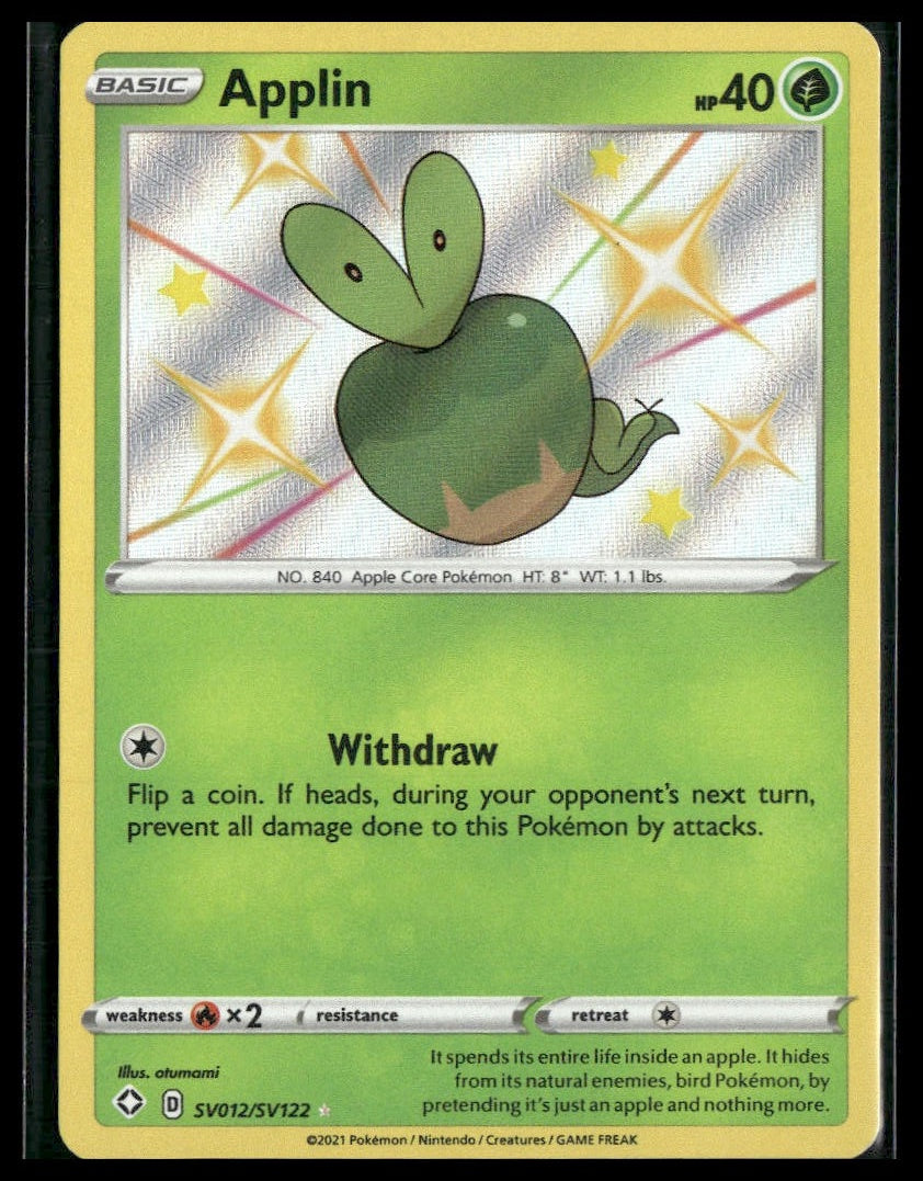 Applin #SV012/SV122 Shining Fates: Shiny Vault LP