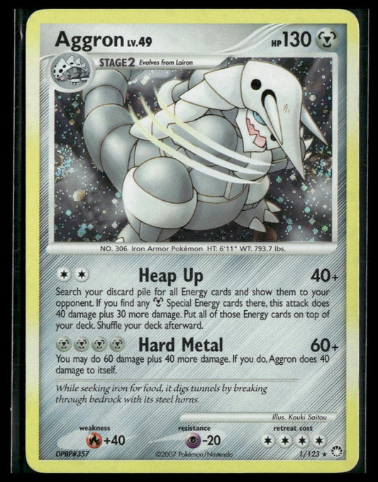 Aggron #1/123 Mysterious Treasures LP