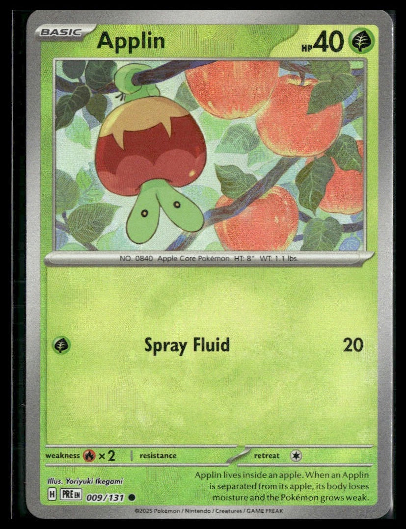Applin (Master Ball) #009/131 Prismatic Evolutions NM