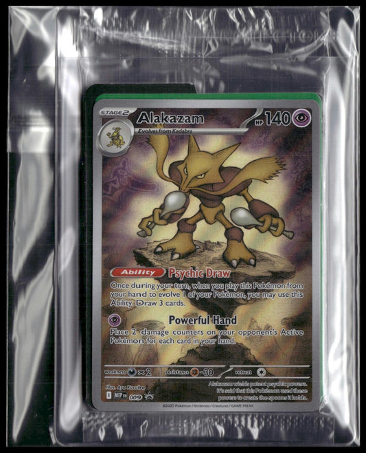 Alakazam #009 SEALED Mega Evolution Gardevoir ETB PROMO NM