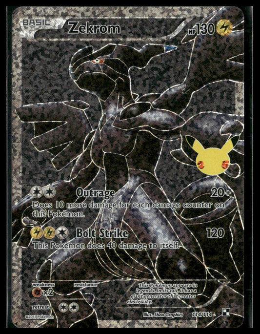 Zekrom #114/114 Celebrations: Classic Collection NM