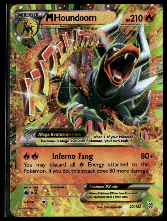 M Houndoom EX #22/162 XY - BREAKthrough MP