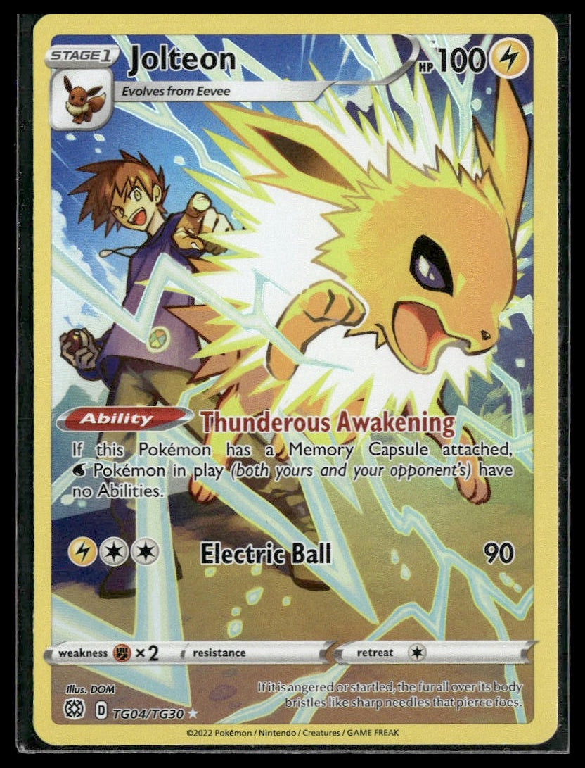 Jolteon #TG04/TG30 Brilliant Stars Trainer Gallery NM