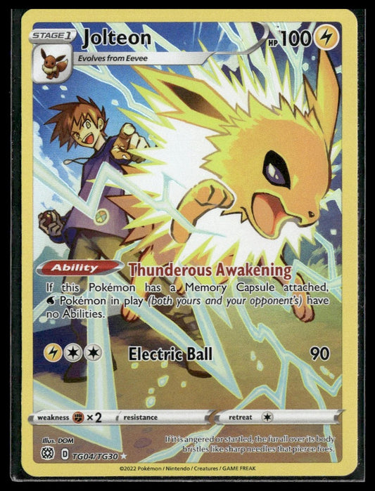 Jolteon #TG04/TG30 Brilliant Stars Trainer Gallery NM