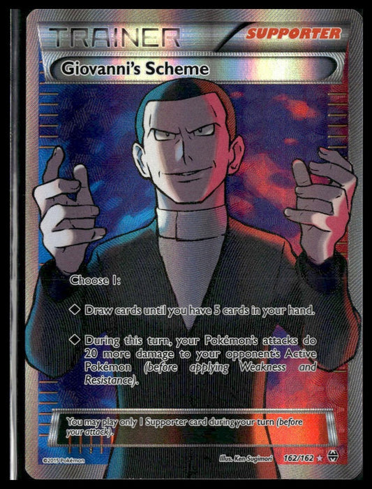 Giovanni's Scheme (Full Art) #162/162 XY - BREAKthrough VLP