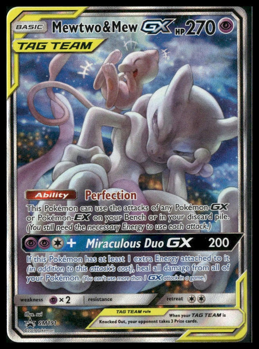Mewtwo & Mew GX #SM191 SM Promos LP