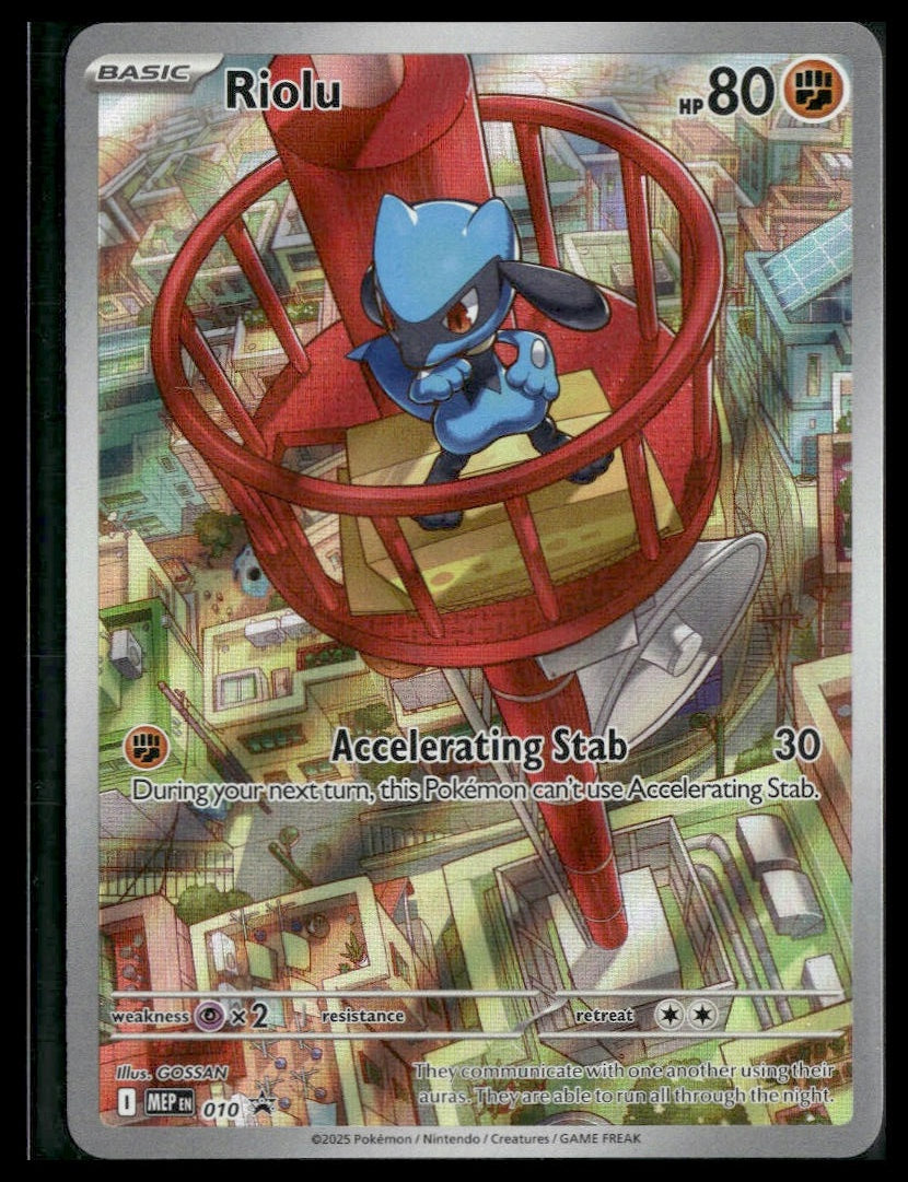 Riolu #010 Mega Evolution ETB Promo NM