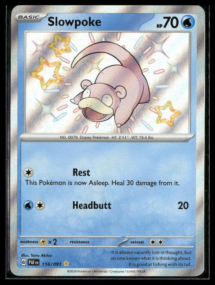 Slowpoke #116/091 Paldean Fates NM