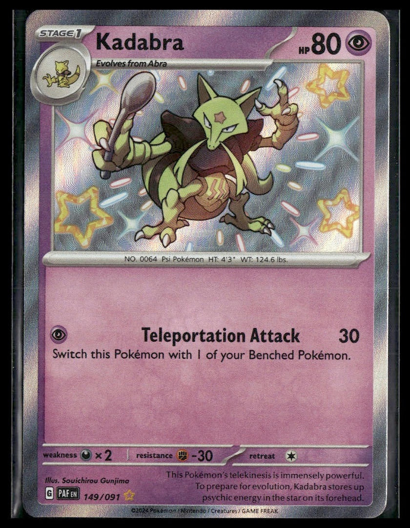 Kadabra #149/091 Paldean Fates NM