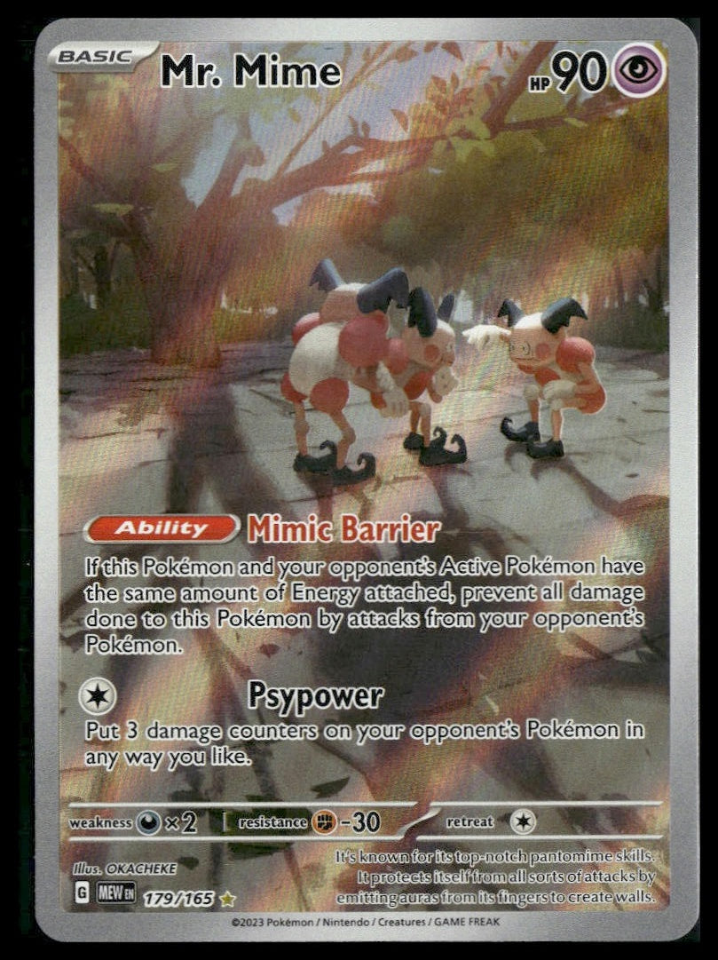 Mr. Mime #179/165 Scarlet & Violet 151 NM