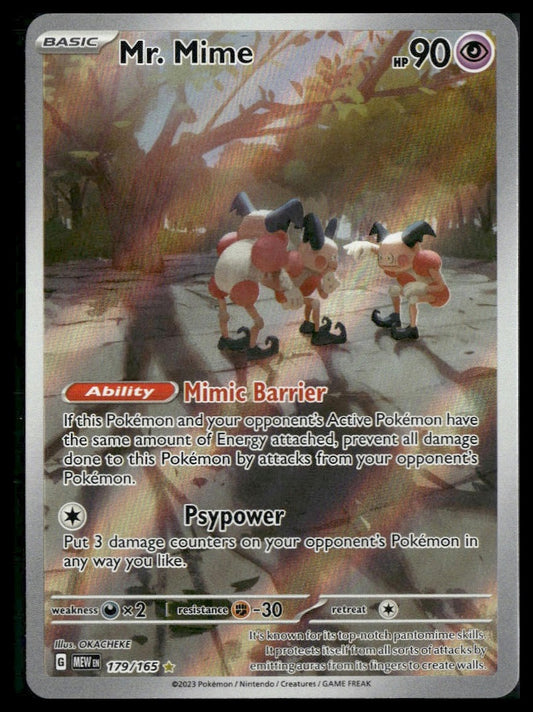 Mr. Mime #179/165 Scarlet & Violet 151 NM