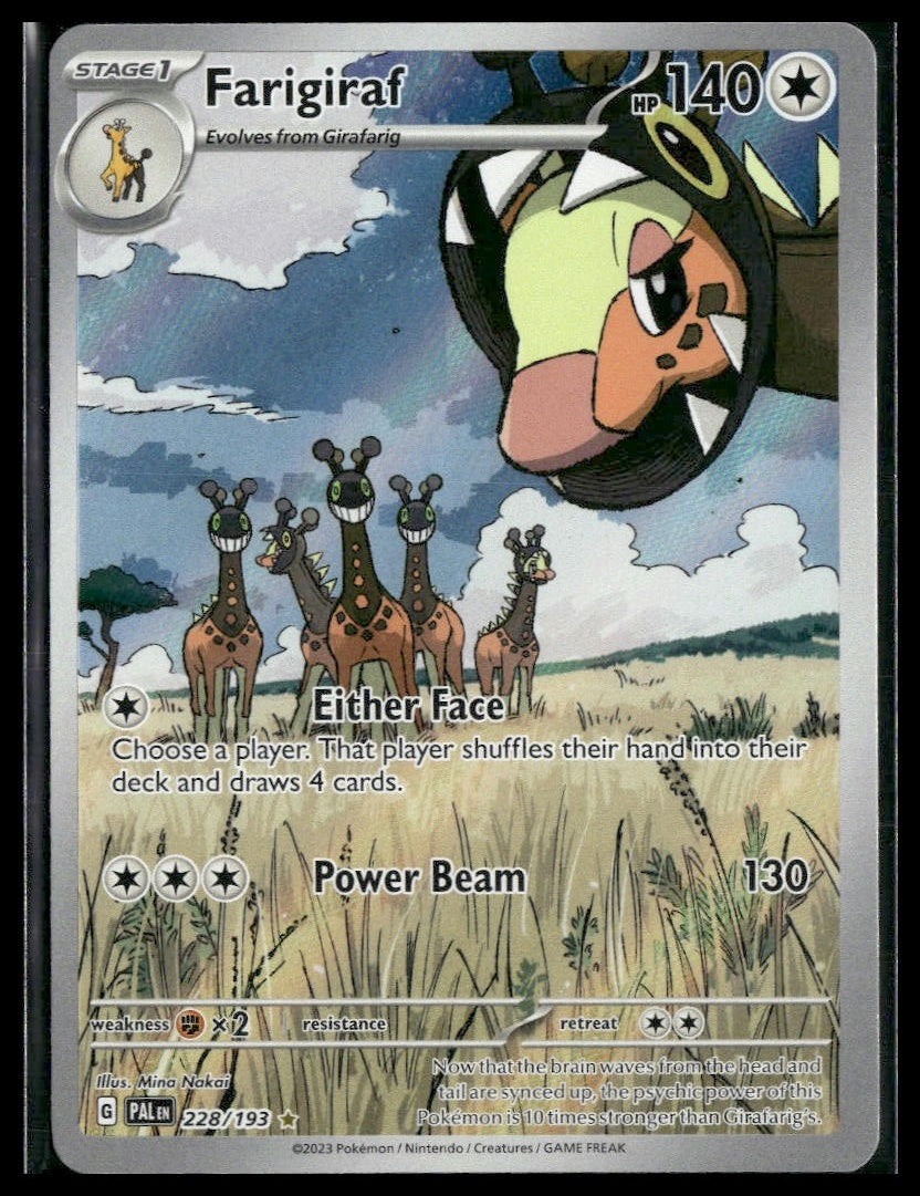 Farigiraf #228/193 Paldea Evolved NM
