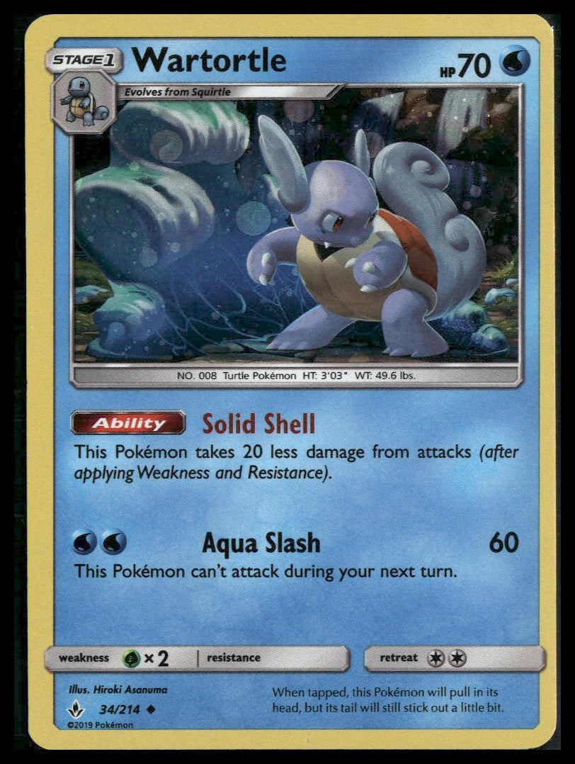 Wartortle #34/214 Unbroken Bonds VLP