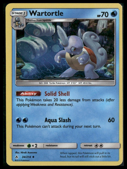 Wartortle #34/214 Unbroken Bonds VLP