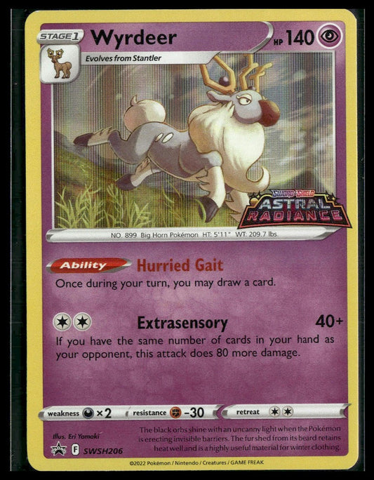 Wyrdeer #SWSH206 STAMP Astral Radiance Promo VLP