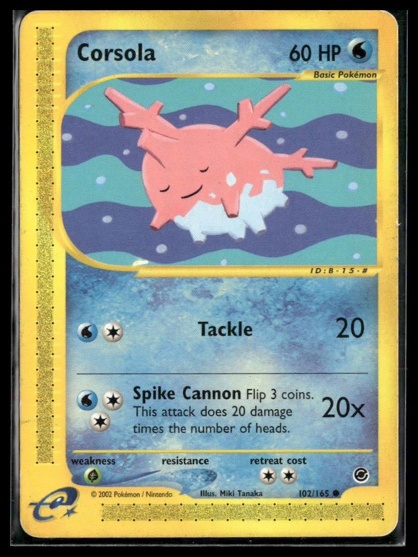 Corsola #102/165 Miki Tanaka Expedition LP