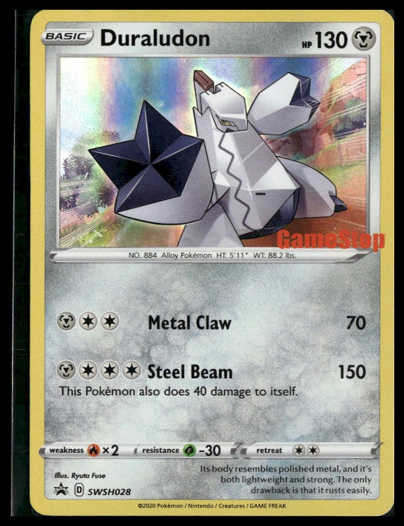 Duraludon #SWSH028 GameStop STAMP Sword & Shield Promo LP
