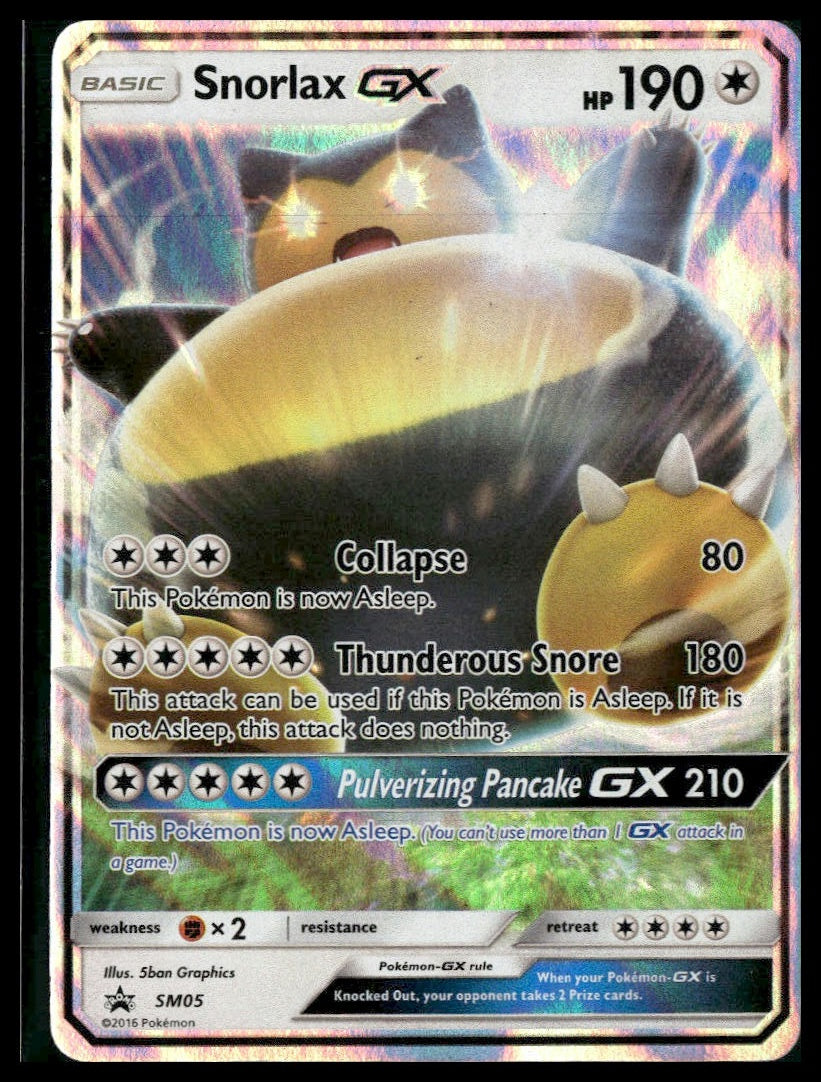 Snorlax GX #SM05 SM Promos LP