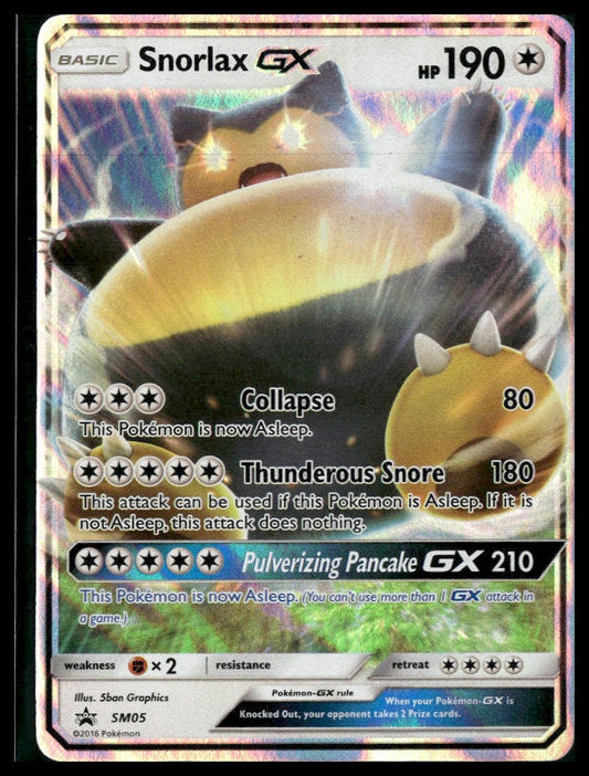Snorlax GX #SM05 SM Promos LP