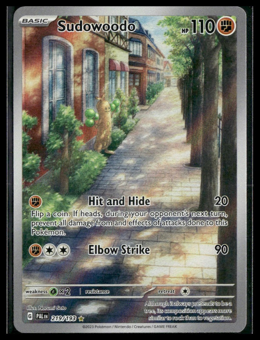Sudowoodo #219/193 Paldea Evolved NM