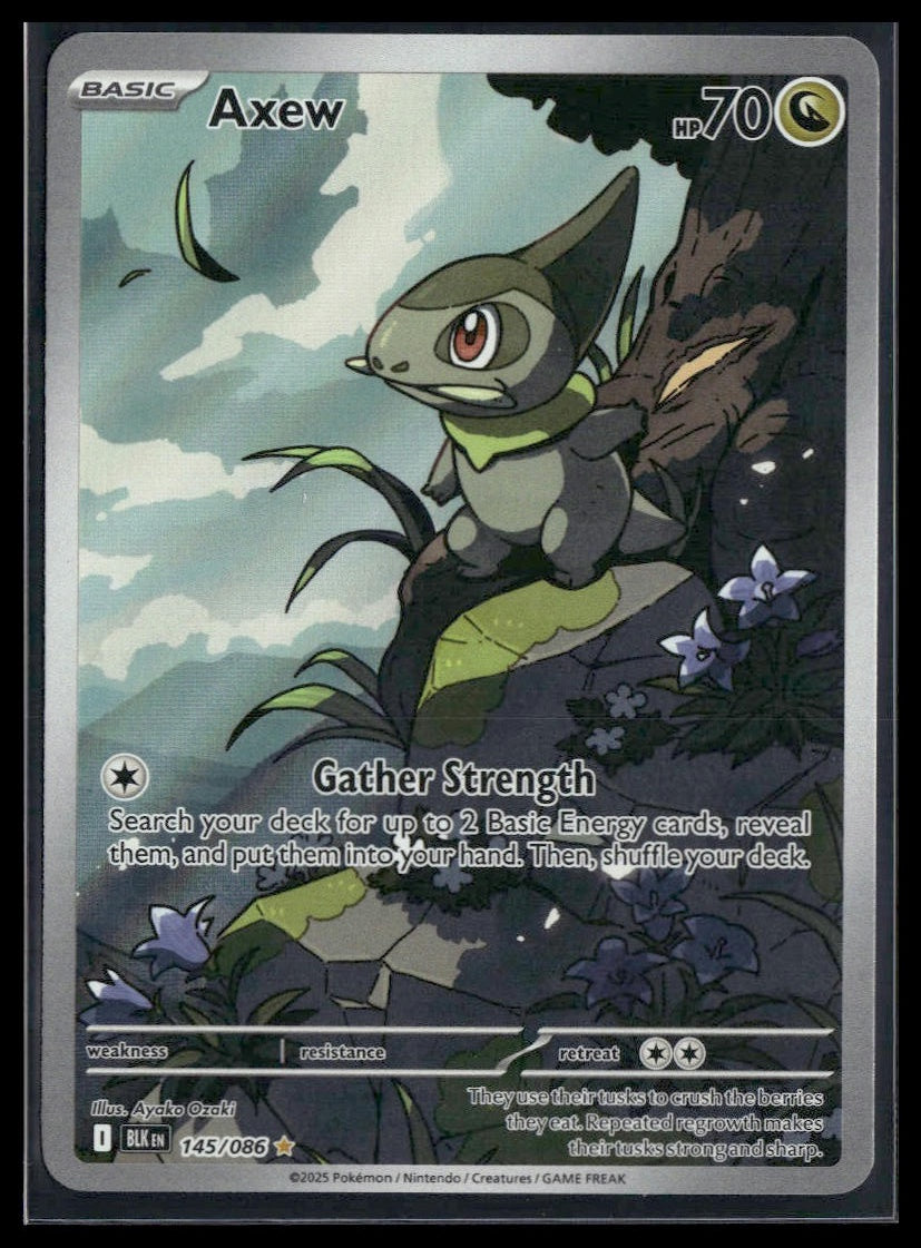Axew #145/086 Black Bolt NM