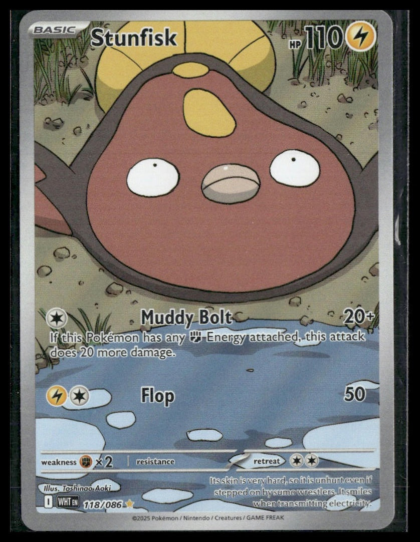 Stunfisk #118/086 White Flare LP