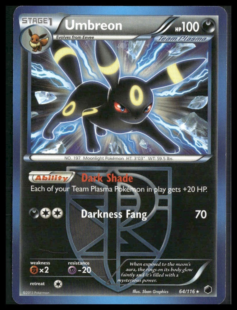 Umbreon (Team Plasma) #64/116 Plasma Freeze NM
