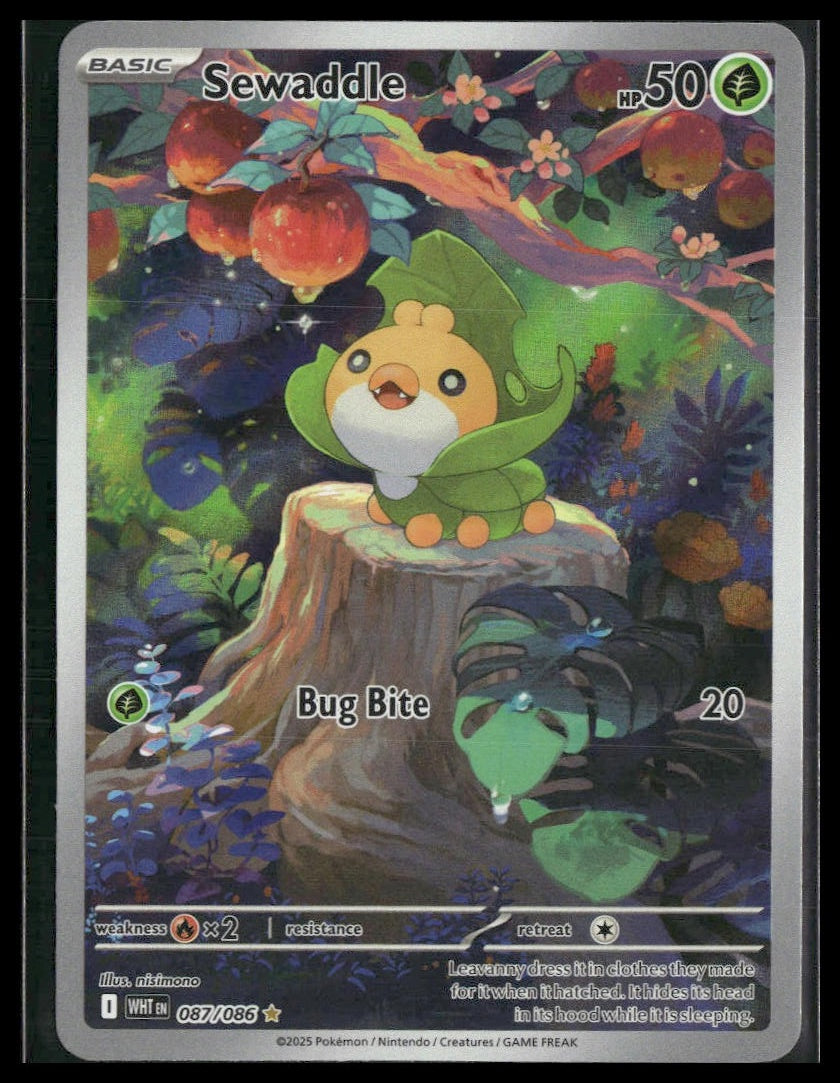 Sewaddle #087/086 White Flare NM