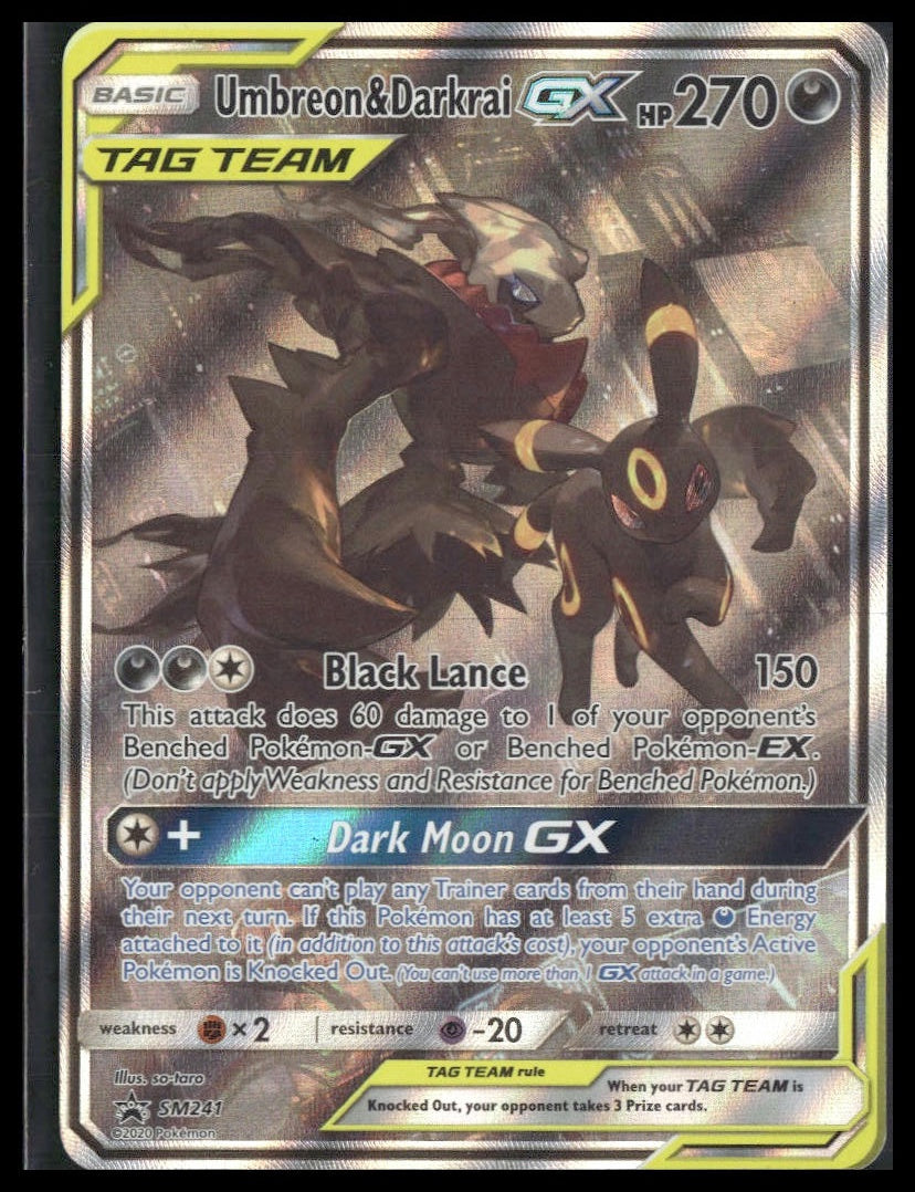 Umbreon & Darkrai GX #SM241 SM Promos NM