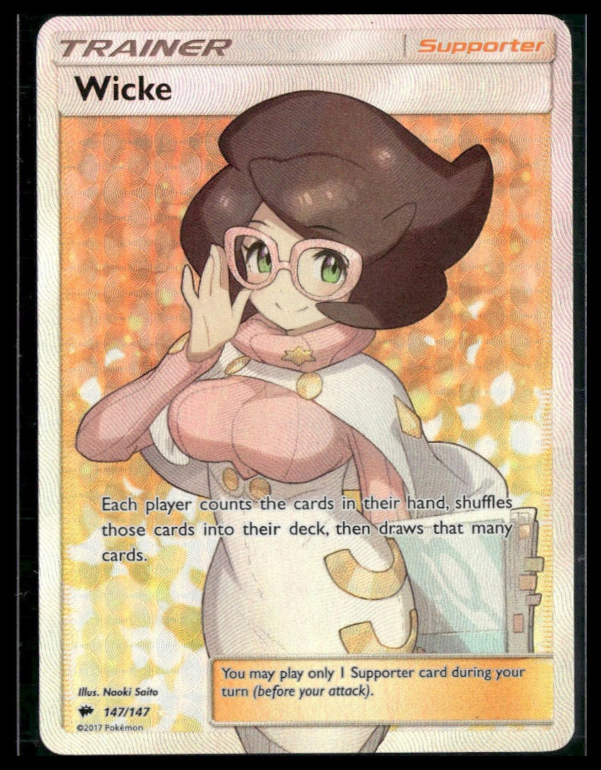 Wicke (Full Art) #147/147 SM - Burning Shadows VLP