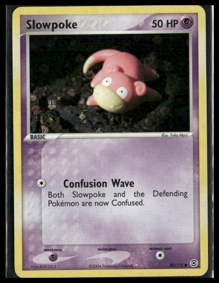 Slowpoke #80/112 Reverse Holo FireRed & LeafGreen LP