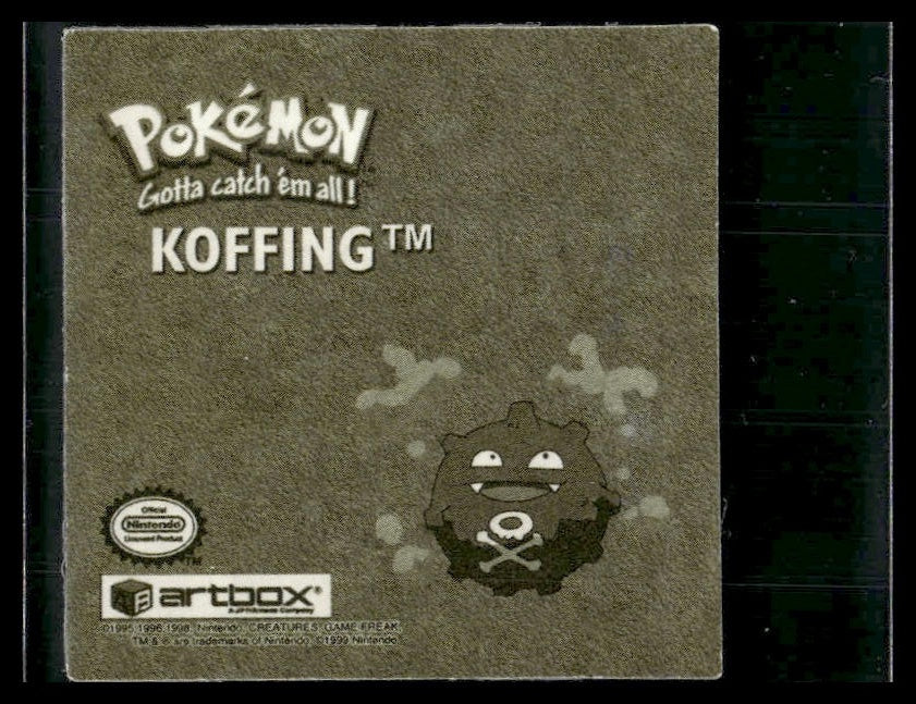 Koffing #R18 gold 1999 artbox LP