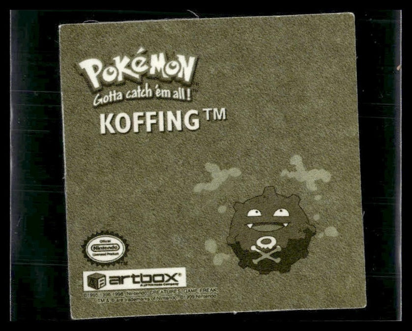 Koffing #R18 gold 1999 artbox LP