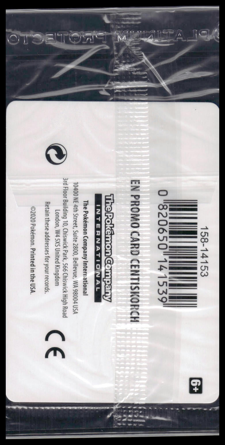 Centiskorch #039/202 GameStop Promo SEALED Sword & Shield NM