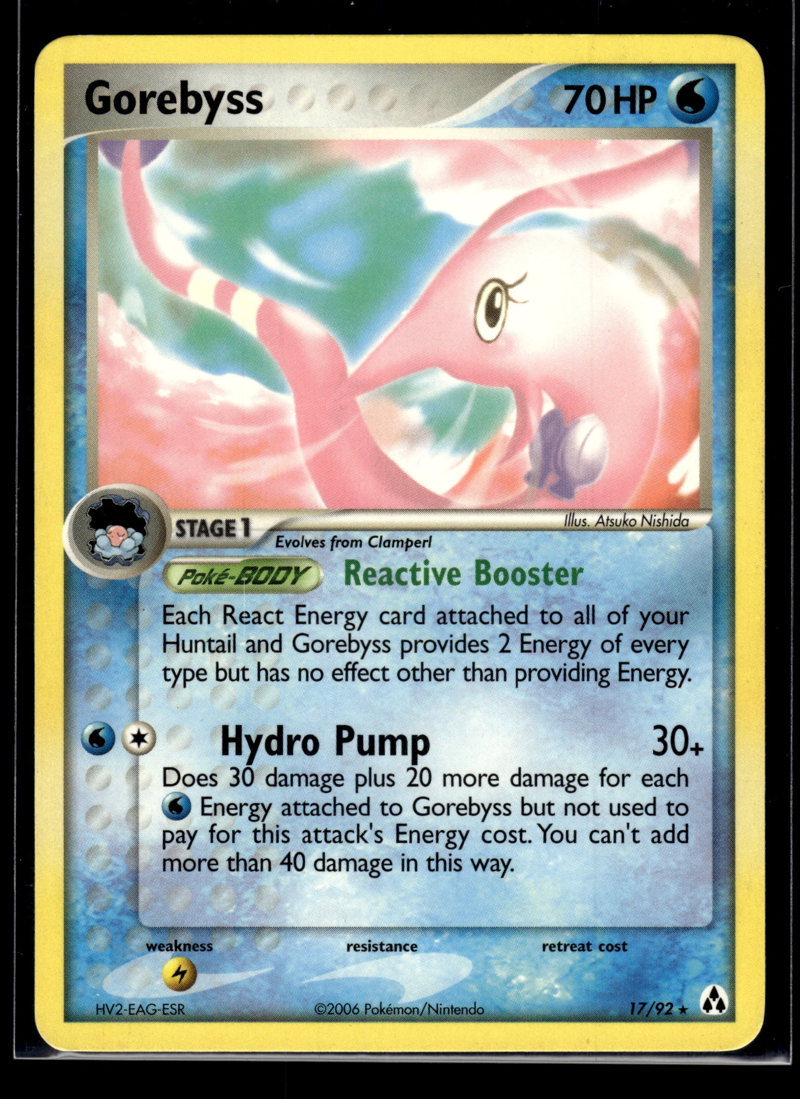 gorebyss pokemon card Gorebyss #17/92 Legend Maker LP – Ready Mark Cards