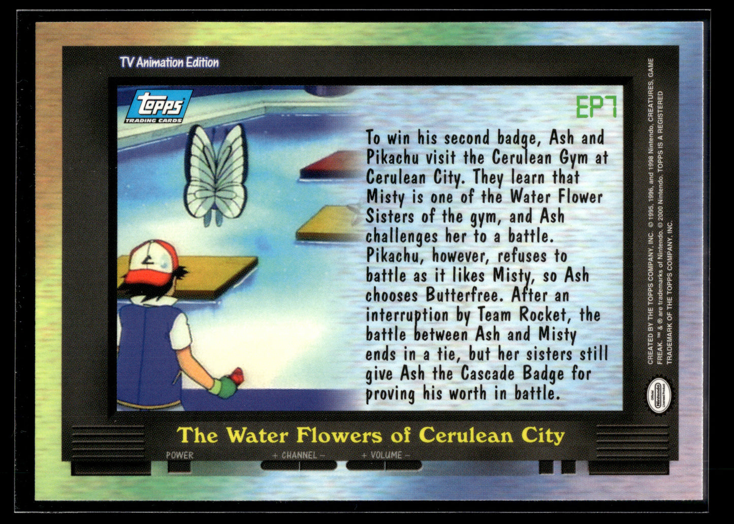 The Water Flowers of Cerulean City #EP7 Topps TV VLP