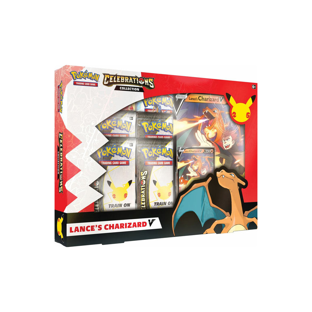 celebrations charizard v collections booster box Lance's Charizard V Celebrations Collection – Ready Mark Cards