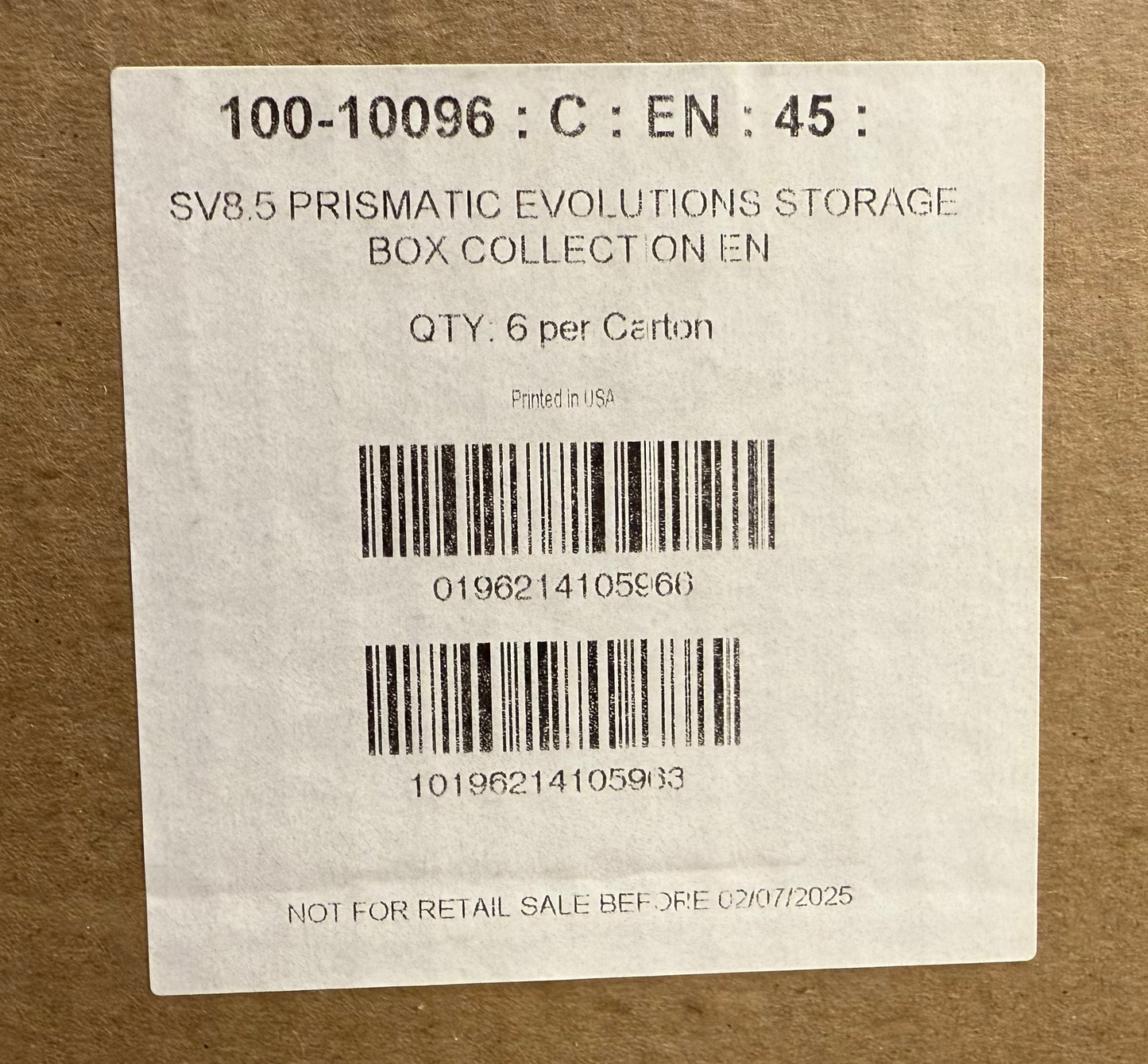 Prismatic Evolutions Surprise Box Case