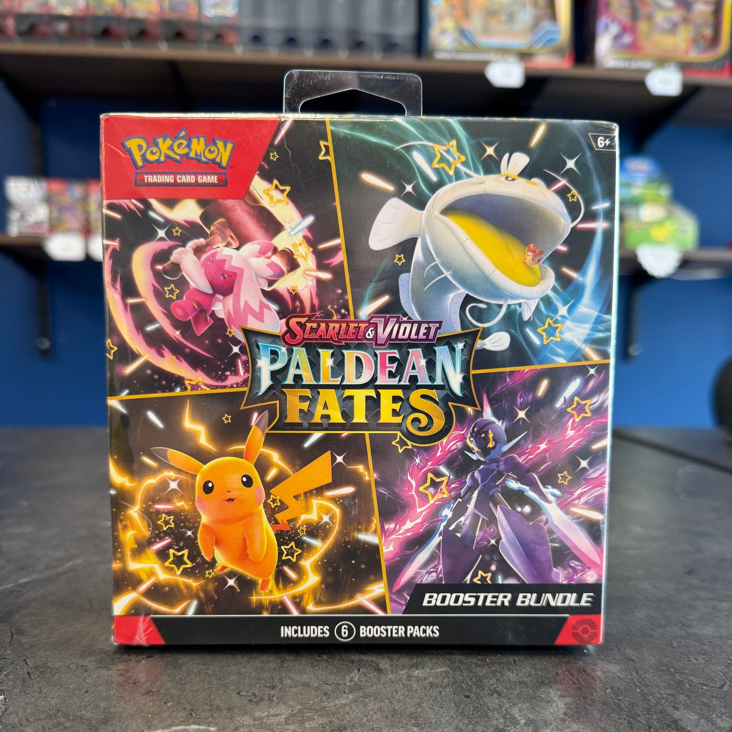 Paldean Fates Booster Bundle (Larger Footprint, Double Sealed)