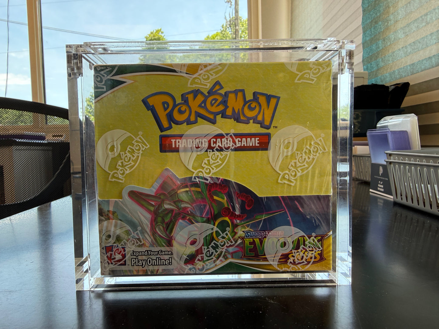 Evolving Skies Booster Box w/ Acrylic (w/ pics)