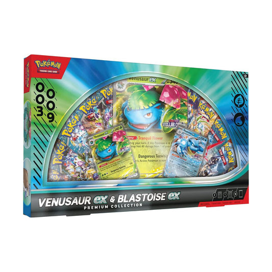 Venusaur ex & Blastoise ex Premium Collection
