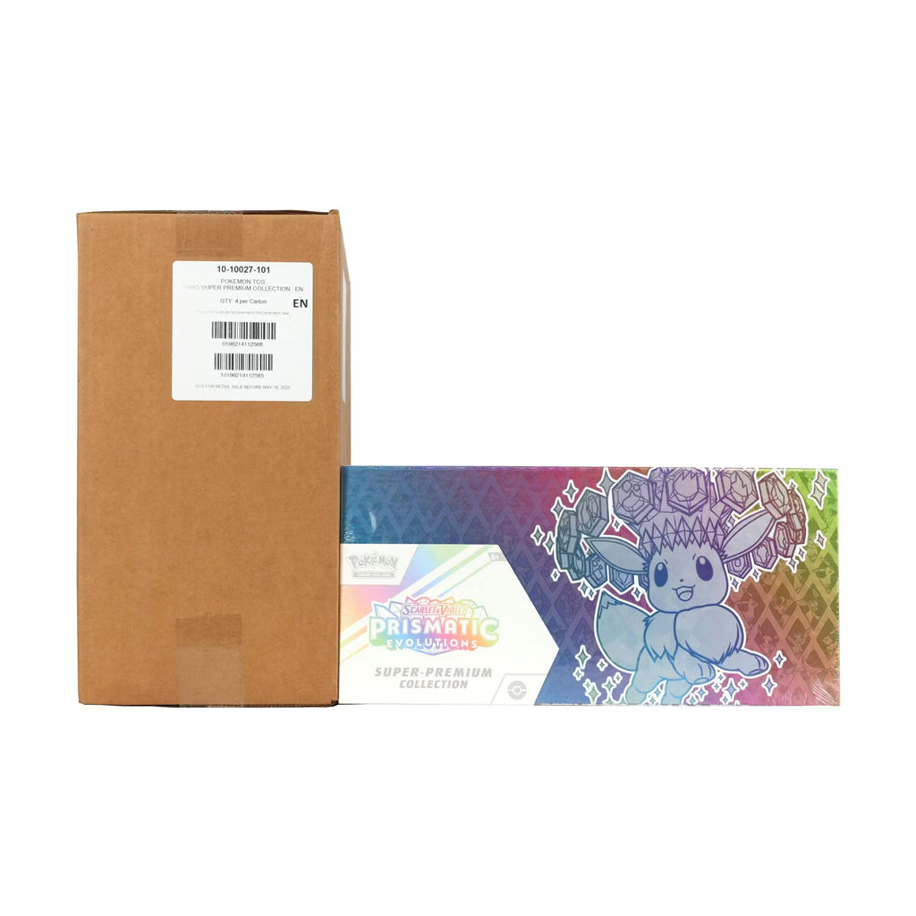 Prismatic Evolutions Super Premium Collection Case (x4)