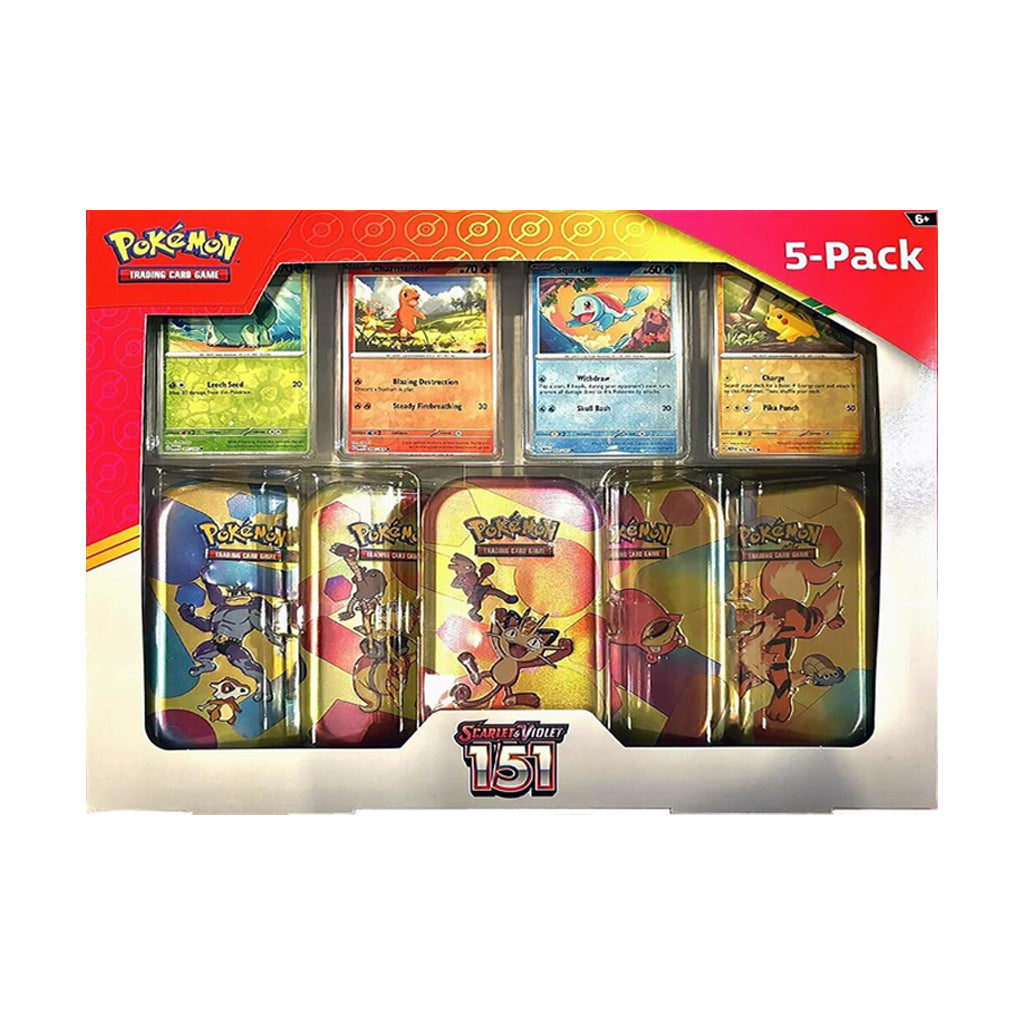 Costco Pokemon Scarlet & Violet 151 Mini Tin 5-pack [Meowth]