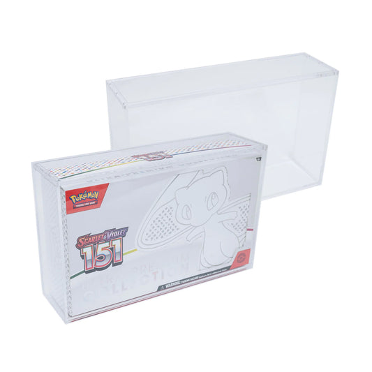 Platinum Protectors Acrylic Case for 151, Mega Charizard X ex, and Terapagos ex UPC